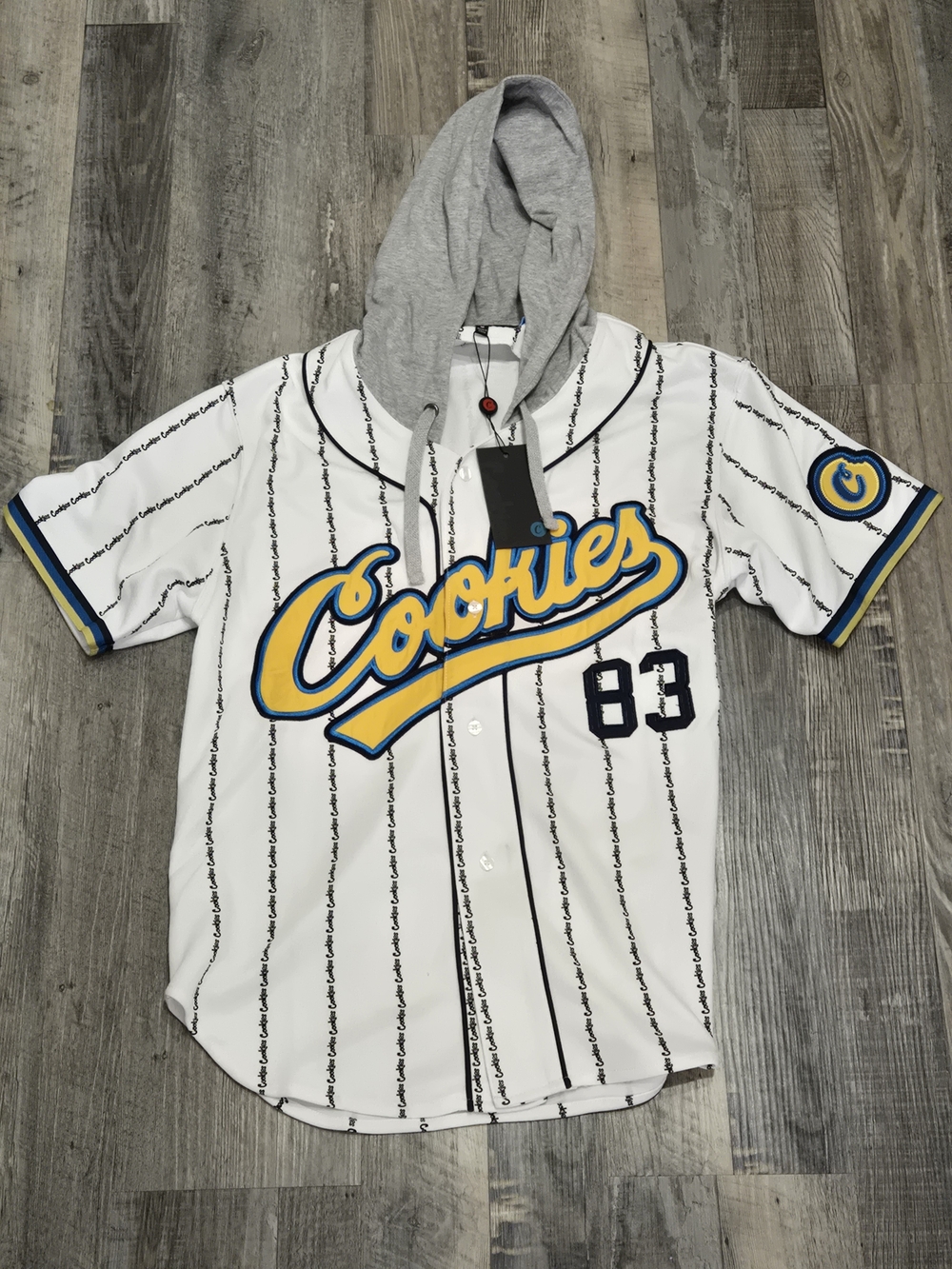 Cookies Hooded Baseball Jersey